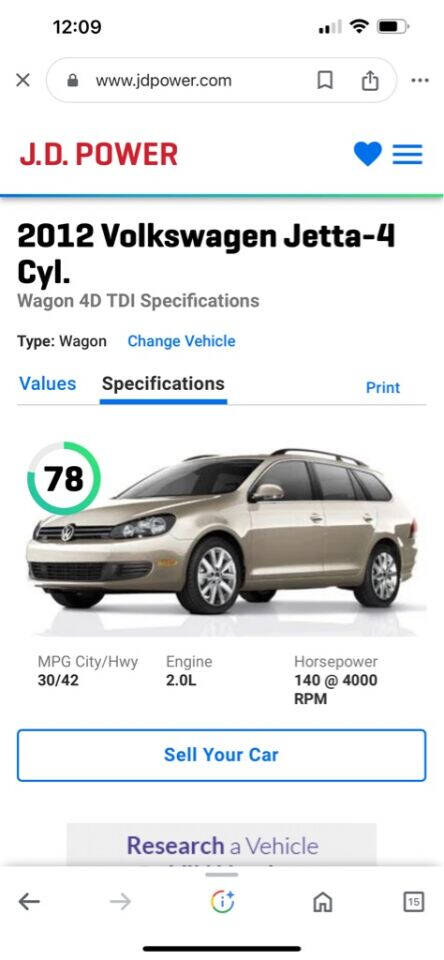 2012 Volkswagen Jetta for sale at Kyle S Auto Mall LLC in Miamisburg, OH