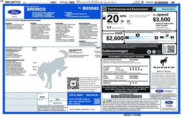 2025 Ford Bronco Outer Banks