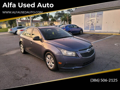 2013 Chevrolet Cruze for sale at Alfa Used Auto in Holly Hill FL