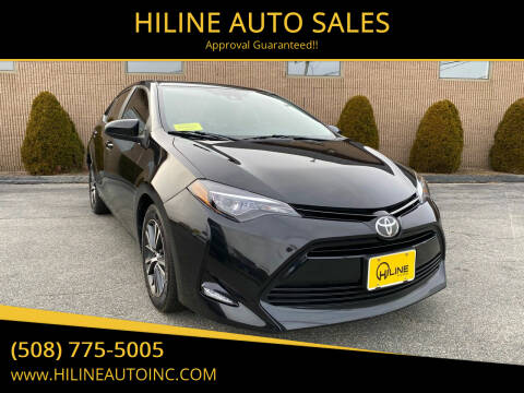 2017 Toyota Corolla for sale at HILINE AUTO SALES in Hyannis MA