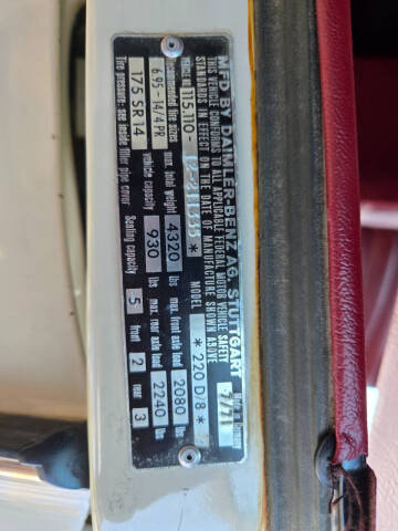 1972 Mercedes-Benz 220