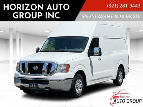 2014 Nissan NV for sale at HORIZON AUTO GROUP INC in Orlando FL