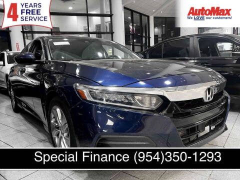 2018 Honda Accord for sale at Auto Max in Hollywood FL