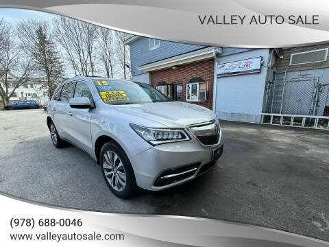 2015 Acura MDX for sale at VALLEY AUTO SALE in Methuen MA