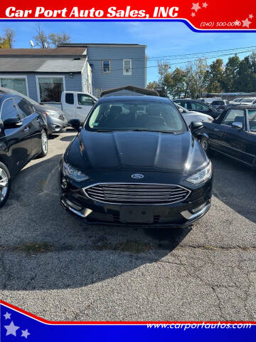 2017 Ford Fusion for sale at Car Port Auto Sales, INC in Laurel MD