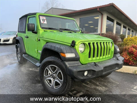 2018 Jeep Wrangler for sale at WARWICK AUTOPARK LLC in Lititz PA