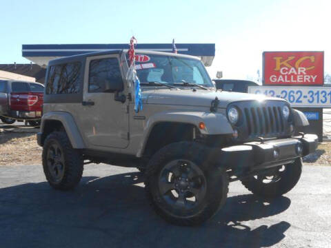 2017 Jeep Wrangler for sale at KC Car Gallery in Kansas City KS