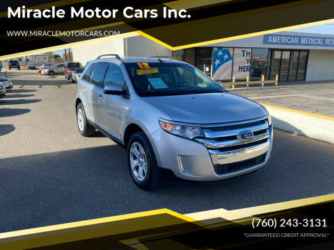 2013 Ford Edge for sale at Miracle Motor Cars Inc. in Victorville CA