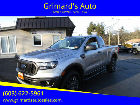 2020 Ford Ranger for sale at Grimard's Auto in Hooksett NH