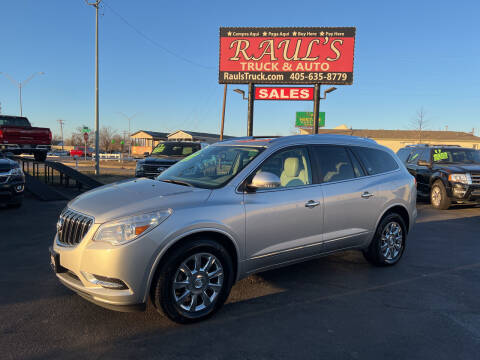 2015 Buick Enclave for sale at RAUL'S TRUCK & AUTO SALES, INC in Oklahoma City OK