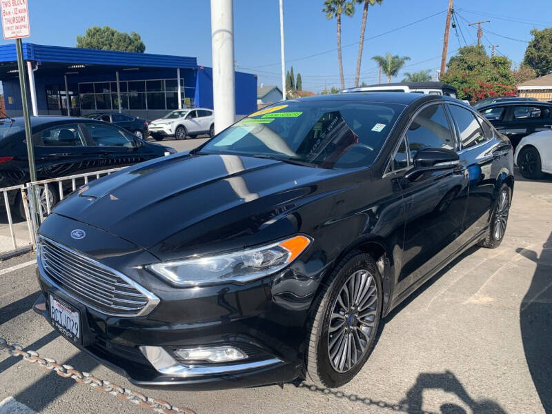 2017 Ford Fusion for sale at PACIFICO AUTO SALES in Santa Ana CA