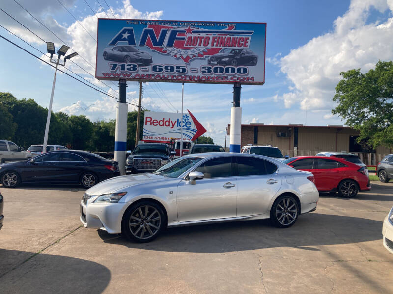 2013 Lexus GS 350 for sale at ANF AUTO FINANCE in Houston TX