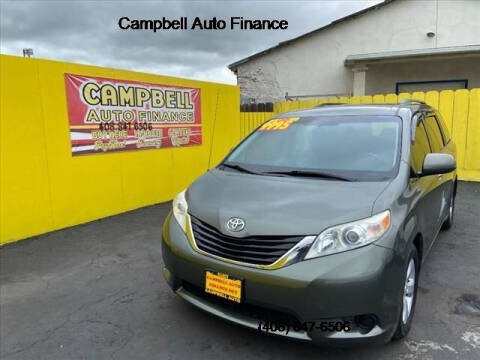 2011 Toyota Sienna for sale at Campbell Auto Finance in Gilroy CA