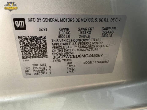 2021 Chevrolet Silverado 1500