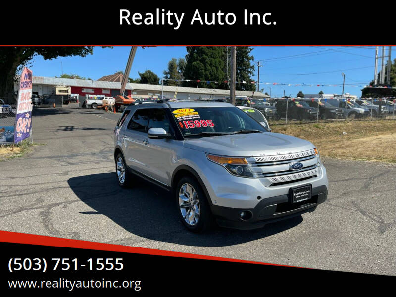 2013 Ford Explorer for sale at Reality Auto Inc. in Salem OR