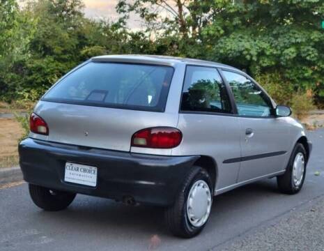 2001 Suzuki Swift for sale at CLEAR CHOICE AUTOMOTIVE in Milwaukie OR