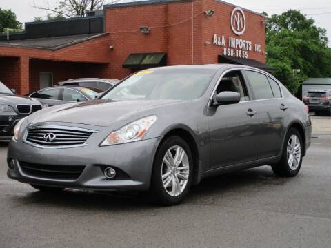 2012 Infiniti G37 Sedan for sale at A & A IMPORTS OF TN in Madison TN