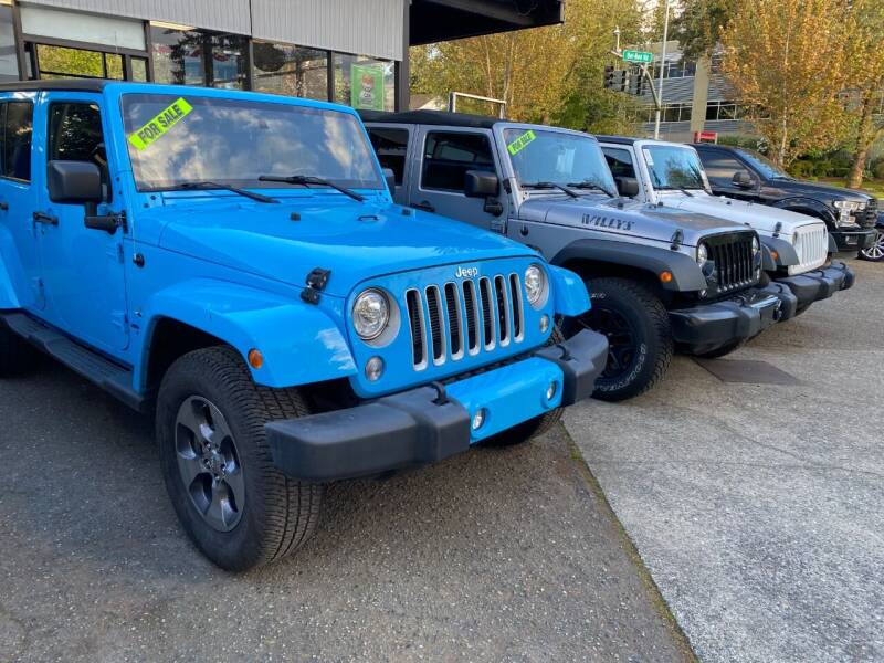 2017 Jeep Wrangler Unlimited for sale at Exotic Motors in Redmond WA