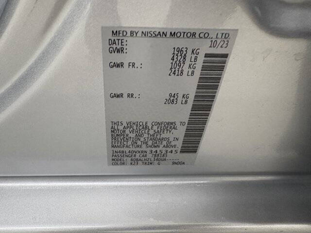 2024 Nissan Altima 2.5 SV