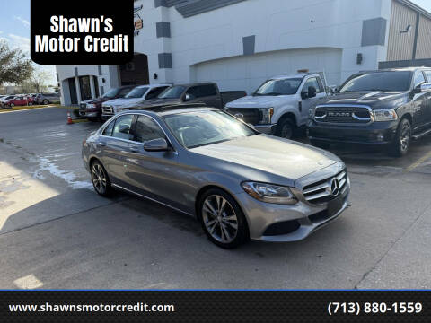 2016 Mercedes-Benz C-Class for sale at Shawn's Motor Credit in Houston TX