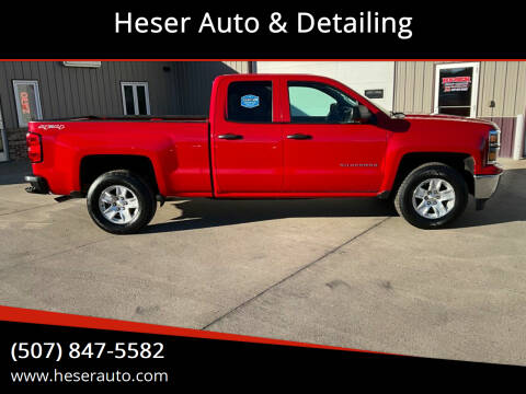 2014 Chevrolet Silverado 1500 for sale at Heser Auto & Detailing in Jackson MN