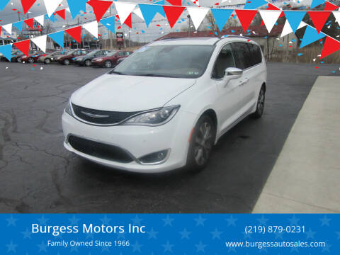 2017 Chrysler Pacifica for sale at Burgess Motors Inc in Michigan City IN