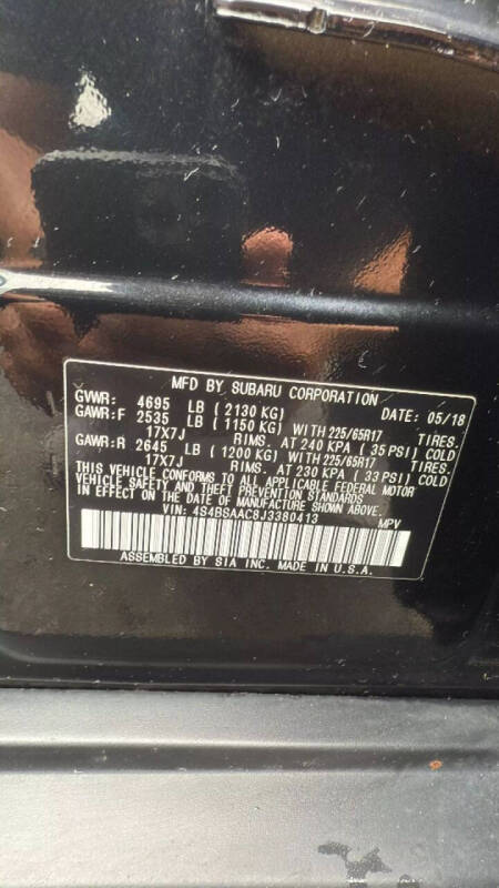 2018 Subaru Outback 2.5i