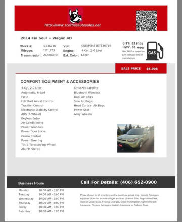 2014 Kia Soul +