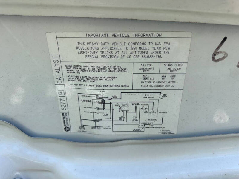 1991 Dodge Ram Van B350