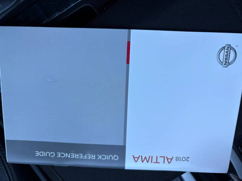 2018 Nissan Altima 2.5 SV