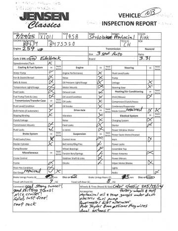 1958 Studebaker PROVINCIAL