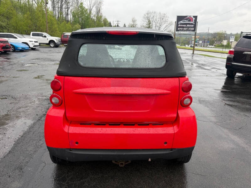 2009 Smart fortwo passion cabriolet