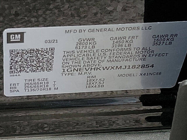 2021 Chevrolet Traverse LT Leather