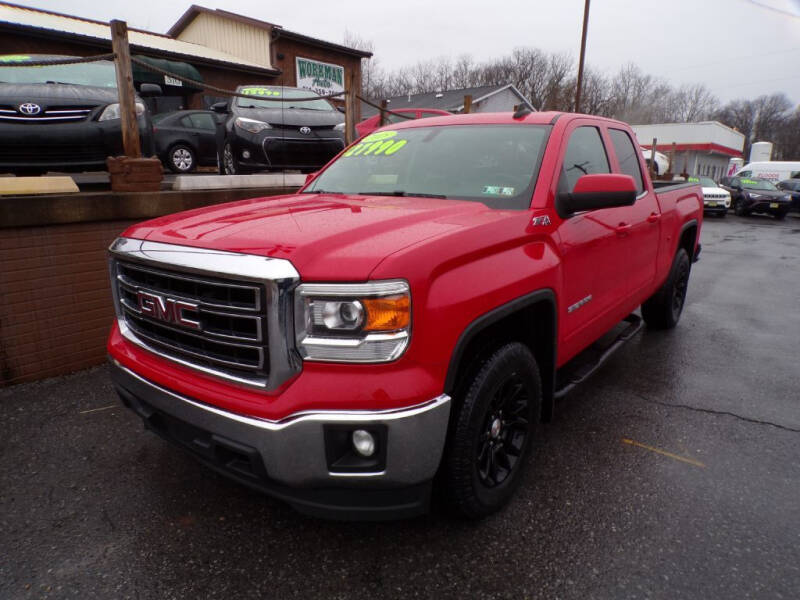 2015 GMC Sierra 1500 for sale at WORKMAN AUTO INC in Pleasant Gap PA