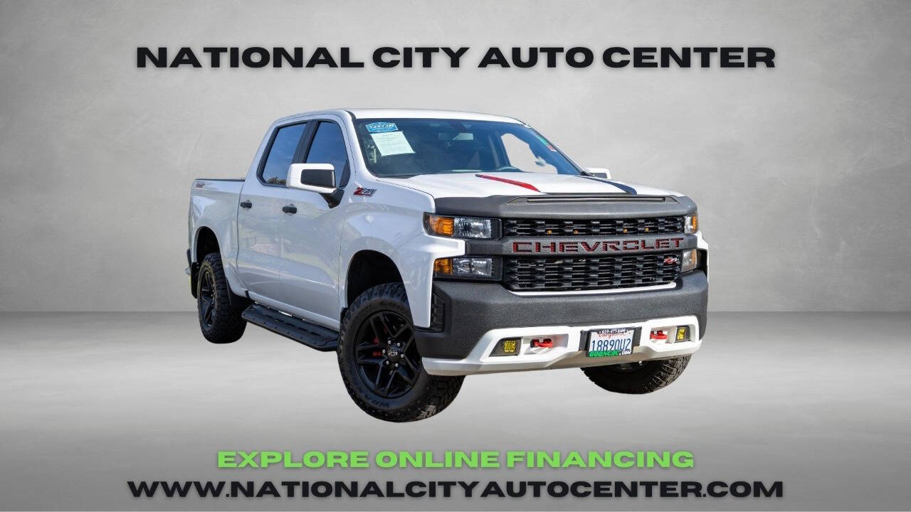 used 2019 Chevrolet Silverado 1500 Custom Trail Boss 4x4 4dr Crew Cab 5.8 ft. SB