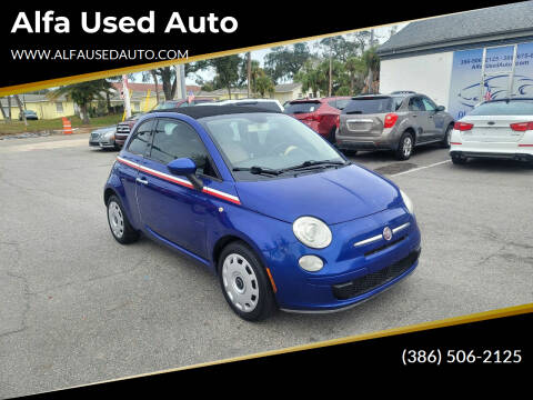 2012 FIAT 500c for sale at Alfa Used Auto in Holly Hill FL