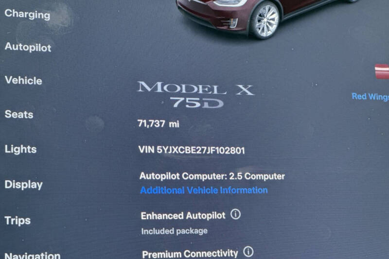 2018 Tesla Model X 75D
