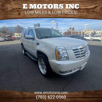 2007 Cadillac Escalade for sale at E Motors INC in Vienna VA