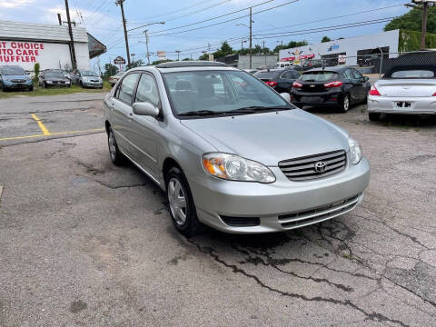 2003 Toyota Corolla for sale at Green Ride Inc in Nashville TN