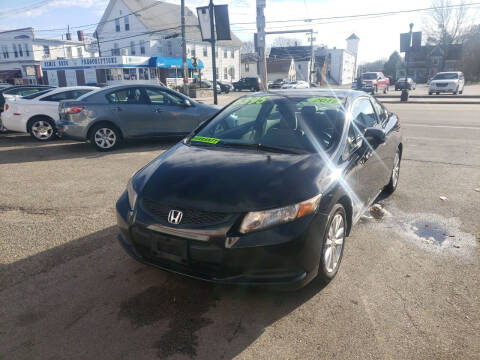 2012 Honda Civic for sale at TC Auto Repair and Sales Inc in Abington MA