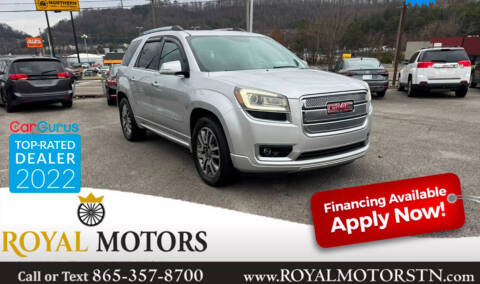 2013 GMC Acadia for sale at ROYAL MOTORS LLC in Knoxville TN