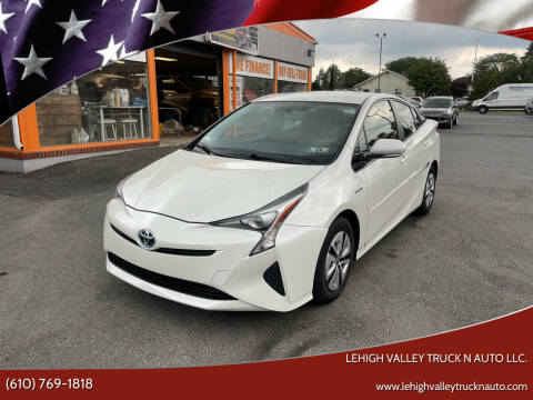 2016 Toyota Prius for sale at Lehigh Valley Truck n Auto LLC. in Schnecksville PA