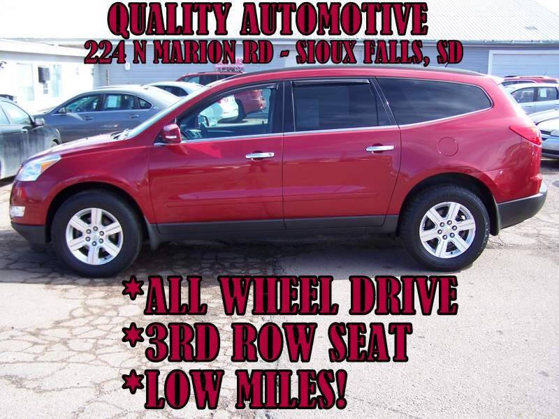 2012 Chevrolet Traverse for sale at Quality Automotive in Sioux Falls SD