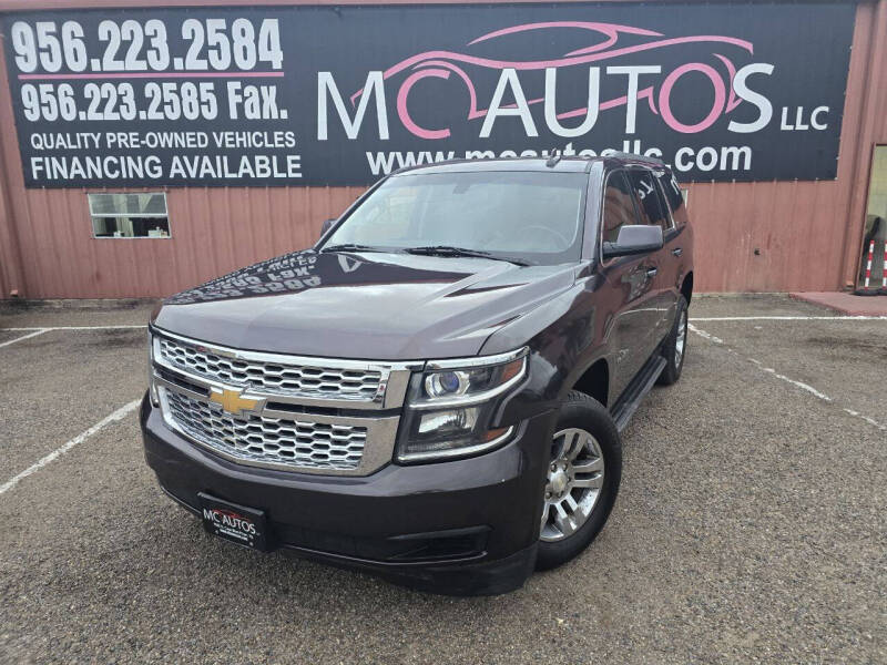 2016 Chevrolet Tahoe for sale at MC Autos LLC in Pharr TX