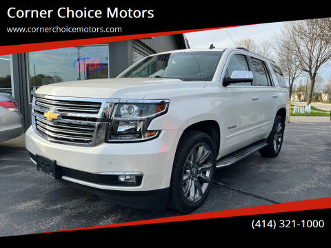 2015 Chevrolet Tahoe for sale at Corner Choice Motors in West Allis WI