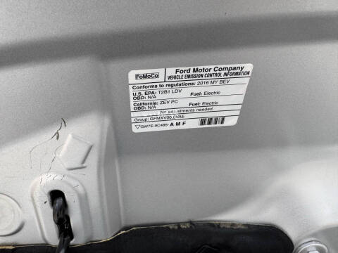 2016 Ford Focus Electric