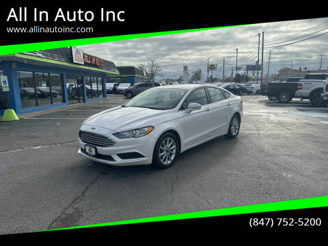 2017 Ford Fusion for sale at All In Auto Inc in Palatine IL