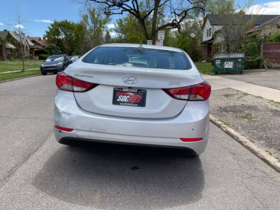 2014 Hyundai ELANTRA for sale at Socars llc in Denver, CO