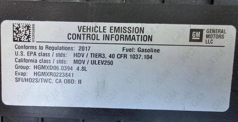 2017 Chevrolet Express 2500