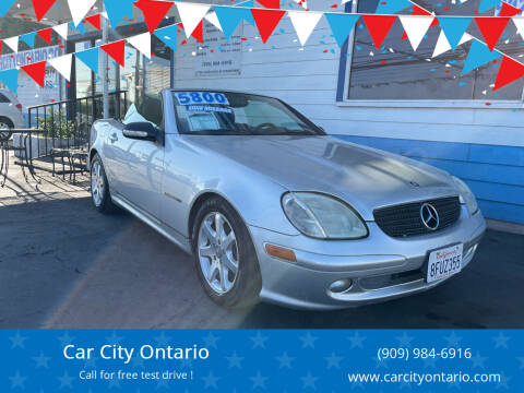 2001 Mercedes-Benz SLK for sale at Car City Ontario in Ontario CA